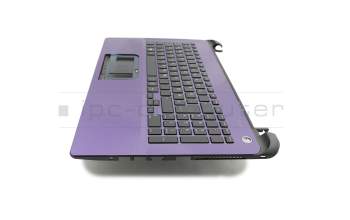 A000301280 original Toshiba clavier incl. topcase DE (allemand) noir/pourpre
