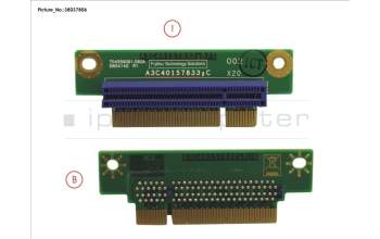 Fujitsu PCIE_RISER_1U_LOW pour Fujitsu Primergy RX1330 M2