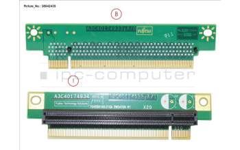 Fujitsu PCIE_1URSR_X16LEFT pour Fujitsu Primergy RX2530 M2