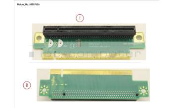 Fujitsu PCIE_1URM4_X16RIGH pour Fujitsu Primergy RX2530 M4
