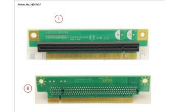 Fujitsu PCIE_1URM4_X16LEFT pour Fujitsu Primergy RX2530 M4