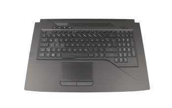 AEB9BG00010 original Quanta clavier incl. topcase DE (allemand) noir/noir avec rétro-éclairage
