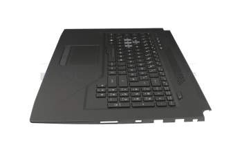 AEB9BG00010 original Quanta clavier incl. topcase DE (allemand) noir/noir avec rétro-éclairage