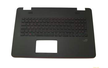 AEBK3G02010 original Quanta clavier incl. topcase DE (allemand) noir/noir avec rétro-éclairage