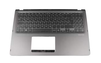 AEBKKG00030 original Quanta clavier incl. topcase DE (allemand) noir/gris avec rétro-éclairage