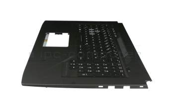AEBKLG00020 original Quanta clavier incl. topcase DE (allemand) noir/noir avec rétro-éclairage