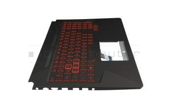 AEBKLG03010 original Quanta clavier incl. topcase DE (allemand) noir/noir avec rétro-éclairage
