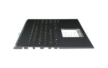 AEXKTG01010 original Quanta clavier incl. topcase DE (allemand) noir/anthracite avec rétro-éclairage