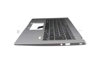 AEZ8EG00010 original Acer clavier incl. topcase DE (allemand) noir/argent
