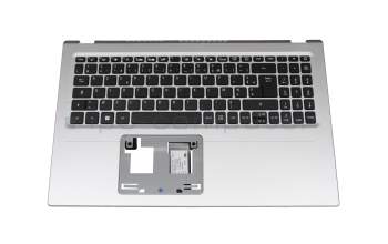 AEZAUF02110 original Acer clavier incl. topcase FR (français) noir/argent