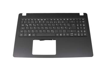 AEZAUG00020 original Acer clavier incl. topcase DE (allemand) noir/noir