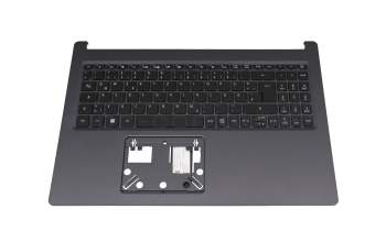 AEZAUG03010 original Acer clavier incl. topcase DE (allemand) noir/noir avec rétro-éclairage