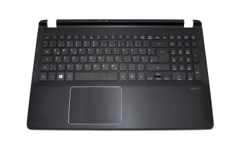 AEZRKG00010 original Quanta clavier incl. topcase DE (allemand) noir/noir avec rétro-éclairage