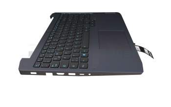 AM1JM000500 original Lenovo clavier incl. topcase DE (allemand) noir/bleu avec rétro-éclairage