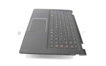 AP0YC000300 original Lenovo clavier incl. topcase DE (allemand) noir/noir avec rétro-éclairage