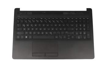 AP204000611 original HP clavier incl. topcase DE (allemand) noir/noir (Motif losange)