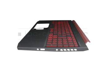 AP2K1000411-HA25 original Acer clavier incl. topcase DE (allemand) noir/noir/rouge avec rétro-éclairage