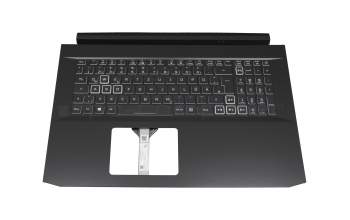AP3BH000220-HA25 original Acer clavier incl. topcase DE (allemand) noir/noir avec rétro-éclairage