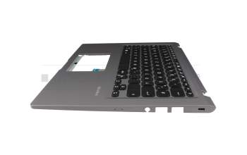 ASM18M66D0-5281 original Asus clavier incl. topcase DE (allemand) noir/gris