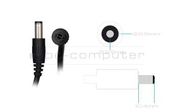 Acer 27HC5RPa original Chargeur 48 watts angulaire (5,5/2,2)
