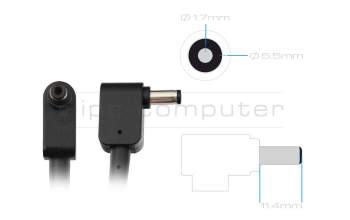 Acer ConceptD 3 Pro (CN314-73P) original Chargeur 135 watts normal
