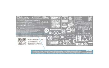 Acer Extensa 5635G original Chargeur 65 watts