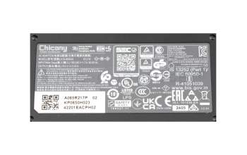 Acer Swift 3 (SF314-57) original Chargeur 65 watts petit