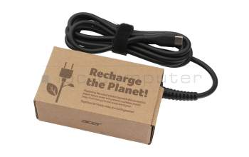 Acer TravelMate B3 Spin (TMB311-33-TCO) original Chargeur USB-C 65 watts petit