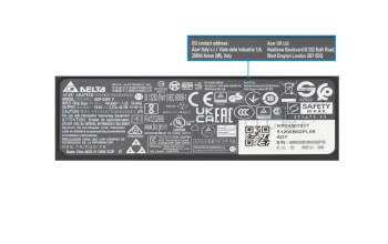 Acer TravelMate B5 TMB514-31-TCO original Chargeur 45 watts