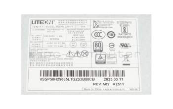 Alimentation du Ordinateur de bureau 260 watts original pour Lenovo ThinkCentre M90t Gen 4 (12HK/12HL/12HM/12HN)