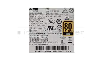 Alimentation du Ordinateur de bureau 300 watts Facteur de forme de la tour TFF, 152x141x86 mm original pour Lenovo ThinkCentre M90s Gen 4 (12HT/12HQ/12HR/12HS)