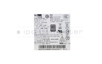 Alimentation du Ordinateur de bureau 380 watts Facteur de forme SFF Small, 150x82x70 mm original pour Lenovo ThinkCentre M75s Gen 2 (11W2)