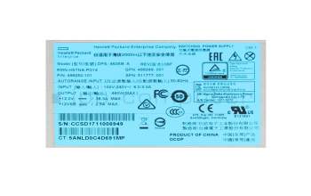Alimentation du Serveur 460 watts original pour HP ProLiant DL380 G11