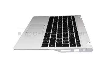 Alternative pour 60.SHEN7.007 original Acer clavier incl. topcase DE (allemand) noir/blanc