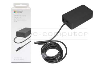 Alternative pour Q4Q-00002 original Microsoft chargeur 65 watts arrondie (y compris le port USB)