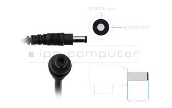 Asus PN61S original Chargeur 120 watts petit (forme légère et compacte)