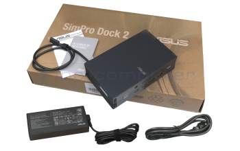 Asus SimPro Dock 2 Thunderbolt 3 réplicateur de port incl. 180W chargeur pour Asus ROG Strix Scar 18 G834JZ