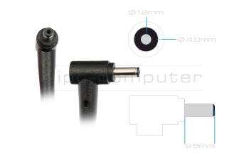 Asus ZenBook 13 UX334FLC original Chargeur 65 watts EU wallplug normal