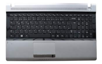 BA59-02942C original Samsung clavier incl. topcase DE (allemand) noir/argent