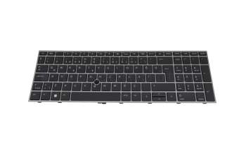 BKSSCPA1M2HIA1Q original HP clavier TR (turque) noir/gris avec rétro-éclairage et mouse stick