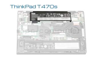 Batterie 26.1Wh original 26,1Wh pour Lenovo ThinkPad T470s (20HF/20HG/20JS/20JT)