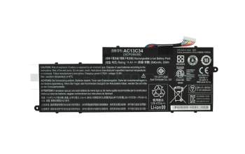 Batterie 30Wh original pour Acer Aspire V5-122P