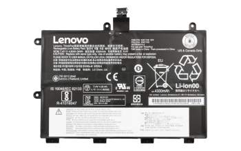 Batterie 34Wh original pour Lenovo ThinkPad 11e Chromebook (20DB/20DU)