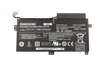 Batterie 43Wh original pour Samsung NP370R5E