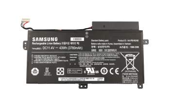 Batterie 43Wh original pour Samsung NP510R5E
