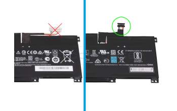 Batterie 53,8Wh original pour MSI Modern 15 A10RAS/A10RB/A10RBS (MS-1551)