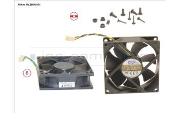 Fujitsu SERVICE FAN KIT ESPRIMO D*56 pour Fujitsu Esprimo D957