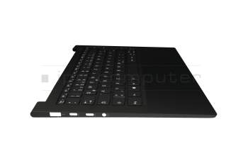 C8 H75 0822 0234 original Lenovo clavier incl. topcase DE (allemand) noir/noir avec rétro-éclairage