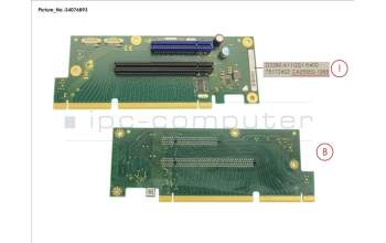 Fujitsu RISER1X16/8 D3390 pour Fujitsu Primergy RX2540 M4