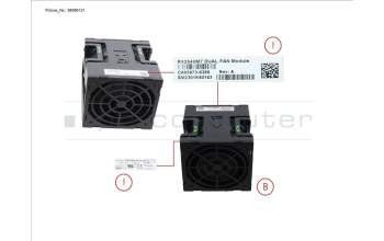 Fujitsu CA05973-8388 RX2540M7_FAN MODULE (6056 DUAL ROTOR)